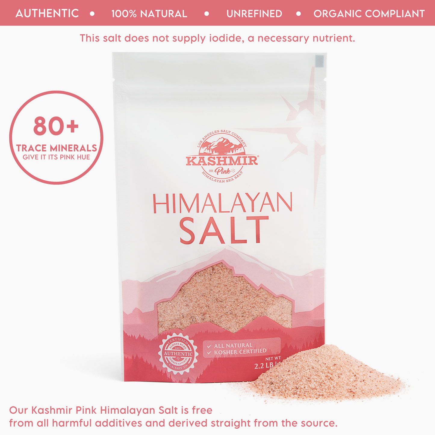 Kashmir Pink® Himalayan Salt X-Fine