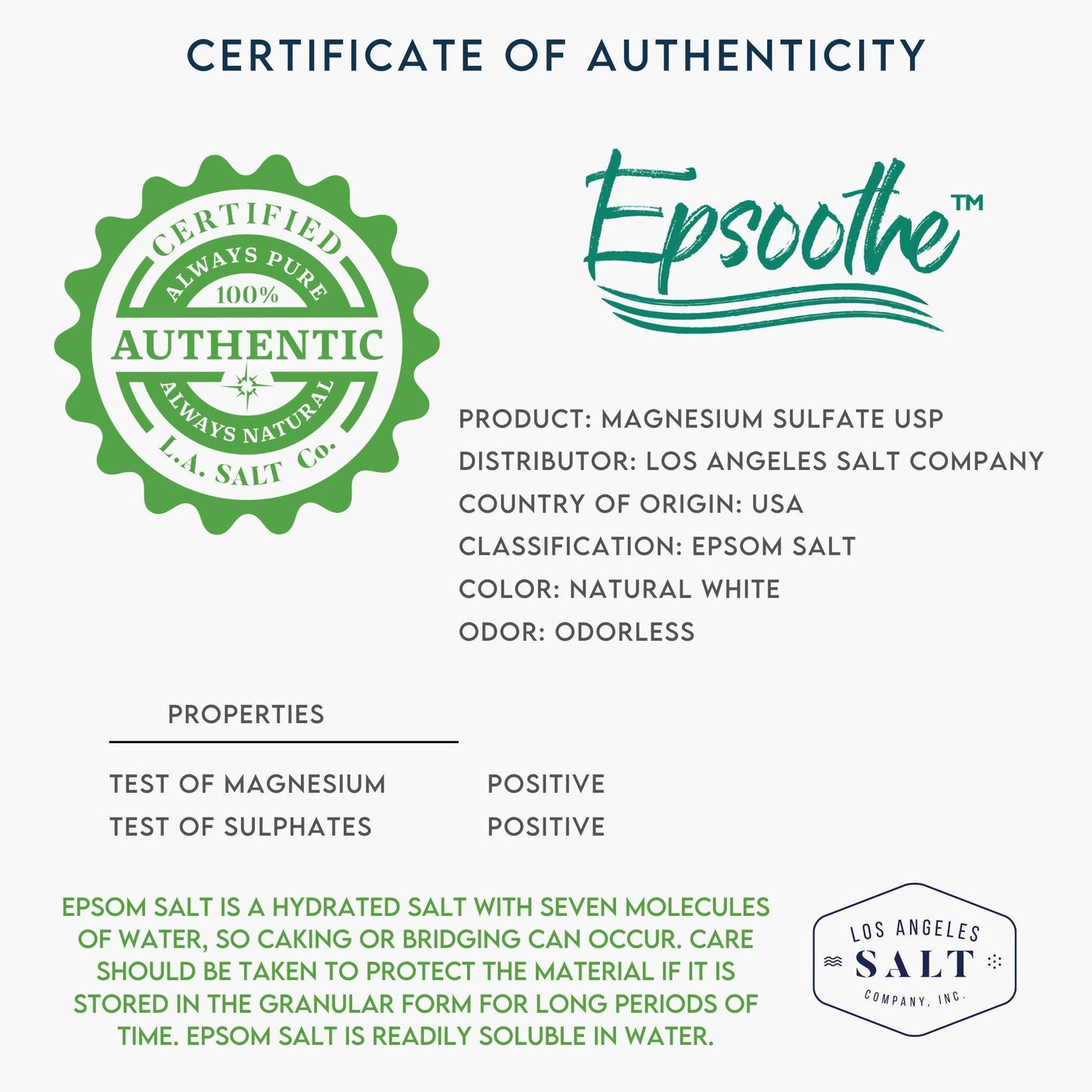 Epsoothe™ Epsom Salt