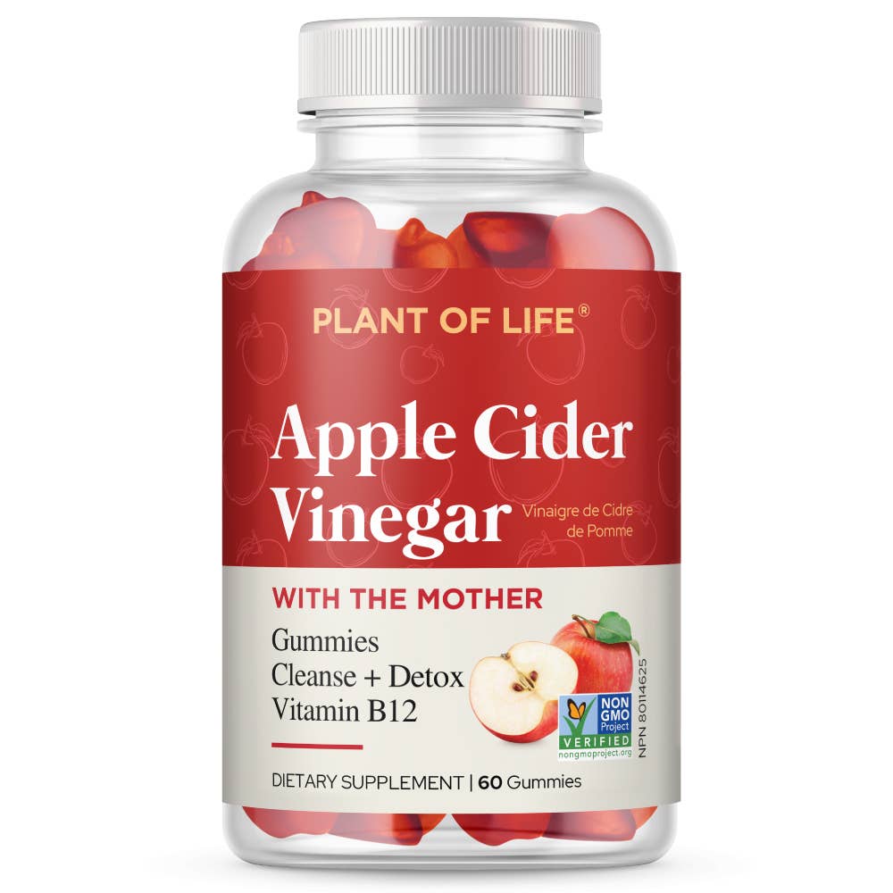 Apple Cider Vinegar Gummies with 'Mother' - 60 Count