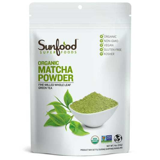 Matcha Green Tea Powder, 4oz, Organic
