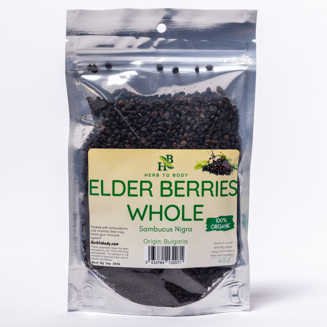 Organic Elderberry Whole 4oz